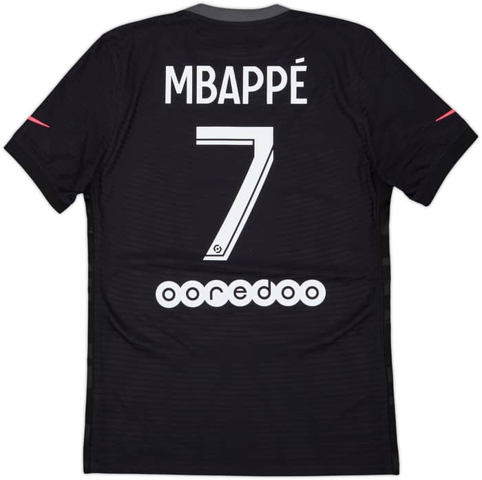 2021-22 Paris Saint-Germain Authentic Third Shirt Mbappe #7 - 10/10 - (S)