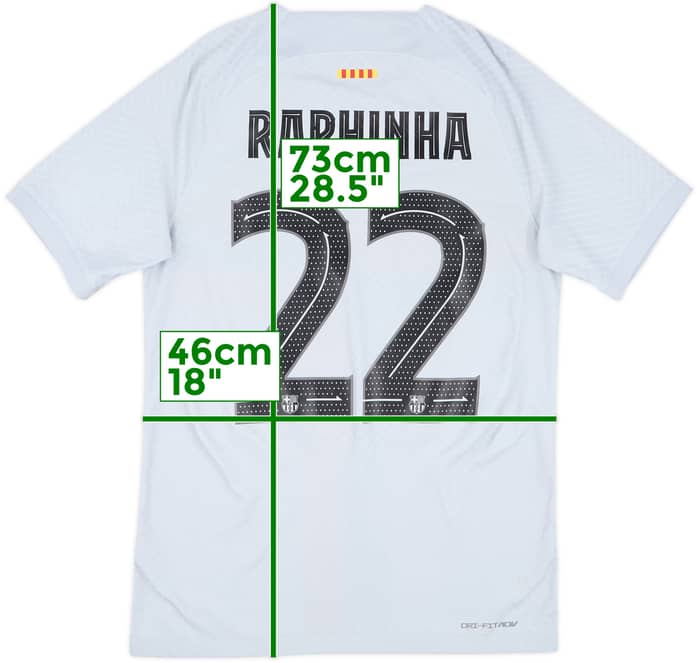 2022-23 Barcelona Authentic Third Shirt Raphinha #22 - 10/10 - (S)