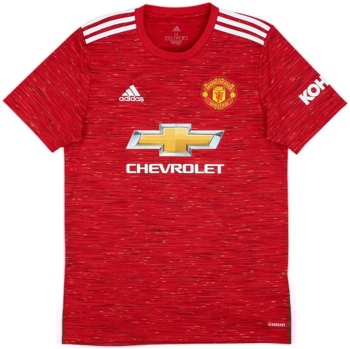 2020-21 Manchester United Home Shirt Pogba #6 - 9/10 - (M)