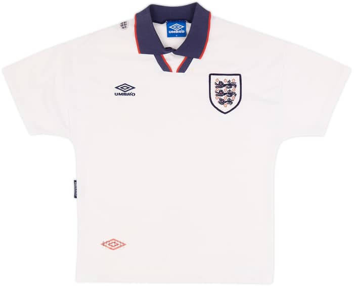 1993-95 England Home Shirt - 5/10 - (M)