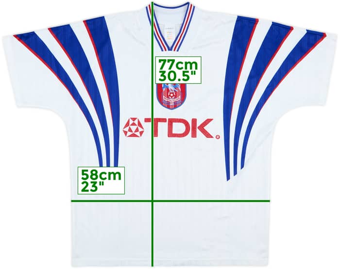 1996-97 Crystal Palace Away Shirt - 8/10 - (L)