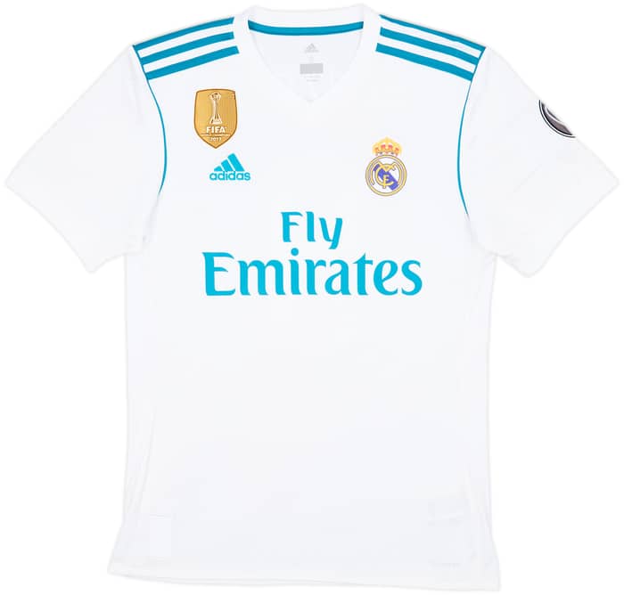 2017-18 Real Madrid Home Shirt Benzema #9 - 10/10 - (S)