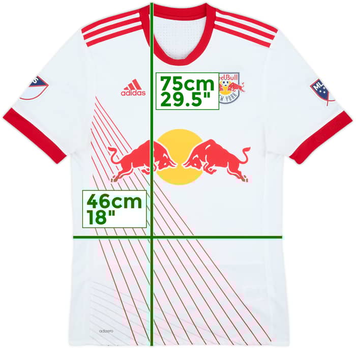 2016 New York Red Bulls Authentic Home Shirt - 6/10 - (M)