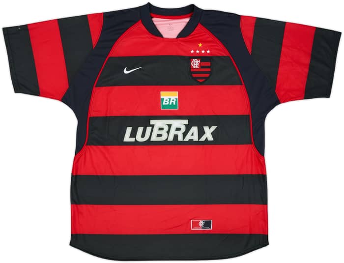 2002-04 Flamengo Home Shirt #10 - 7/10 - (XL)