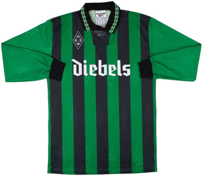 1995-96 Borussia Monchengladbach Away L/S Shirt - 6/10 - (M)