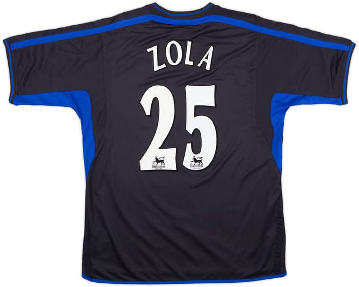 2002-04 Chelsea Away Shirt Zola #25 - 10/10 - (XL)