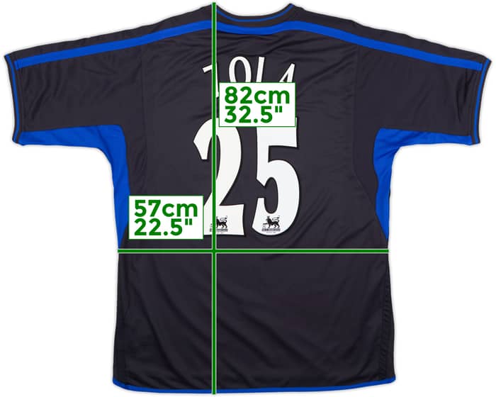 2002-04 Chelsea Away Shirt Zola #25 - 10/10 - (XL)