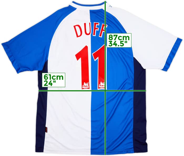 2000-02 Blackburn Home Shirt Duff #11 - 5/10 - (XXL)