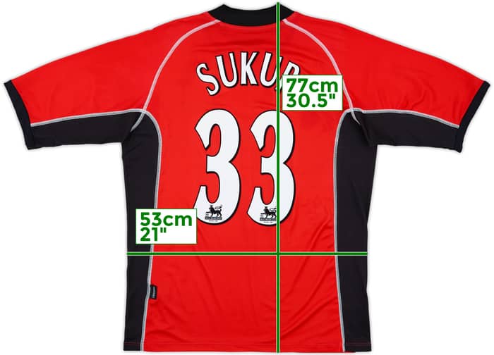 2002-03 Blackburn Away Shirt Sukur #33 - 10/10 - (XL)