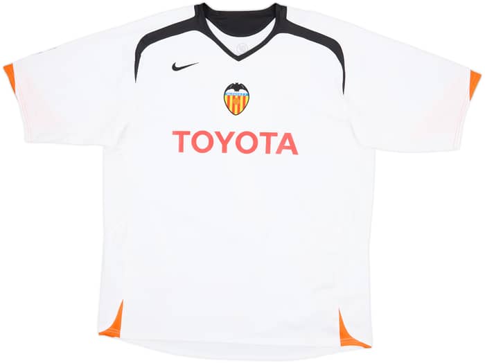 2005-06 Valencia Home Shirt David Villa #7 - 8/10 - (XXL)