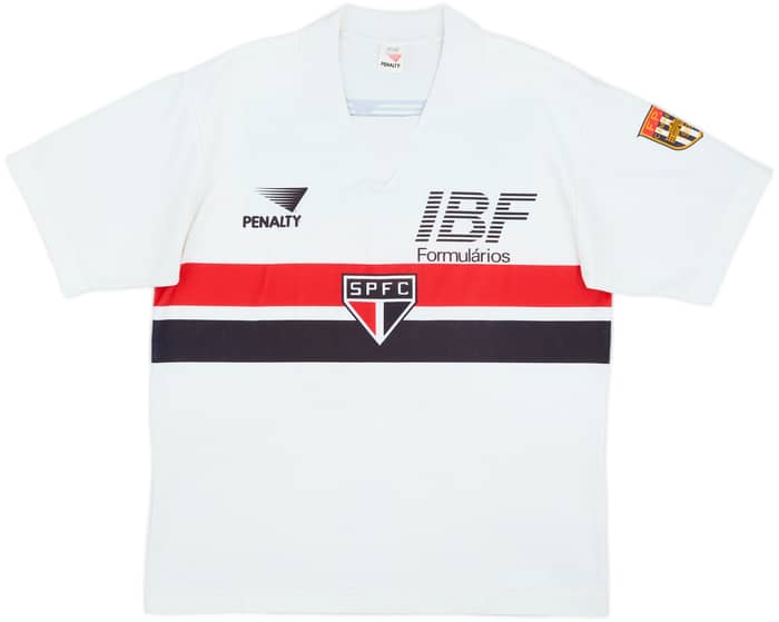 1992 Sao Paulo Home Shirt #10 - 9/10 - (L)