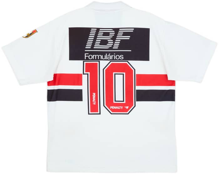 1992 Sao Paulo Home Shirt #10 - 9/10 - (L)