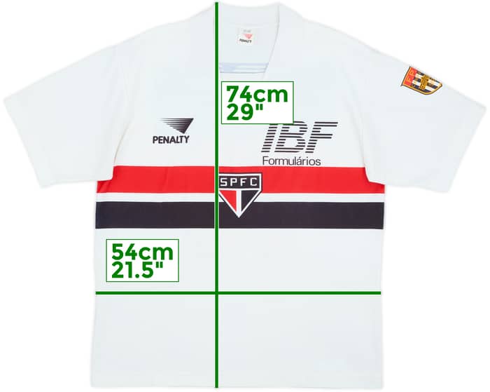1992 Sao Paulo Home Shirt #10 - 9/10 - (L)