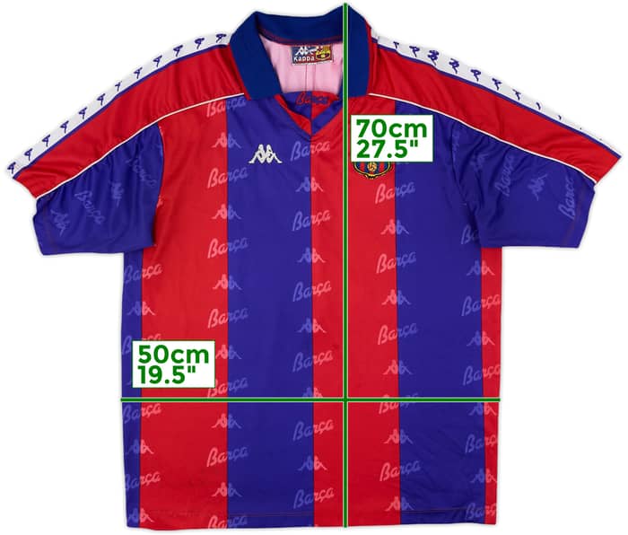 1992-95 Barcelona Home Shirt #10 - 6/10 - (L)