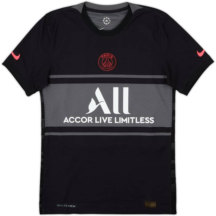 2021-22 Paris Saint-Germain Authentic Third Shirt Neymar Jr #10 - 9/10 - (S)