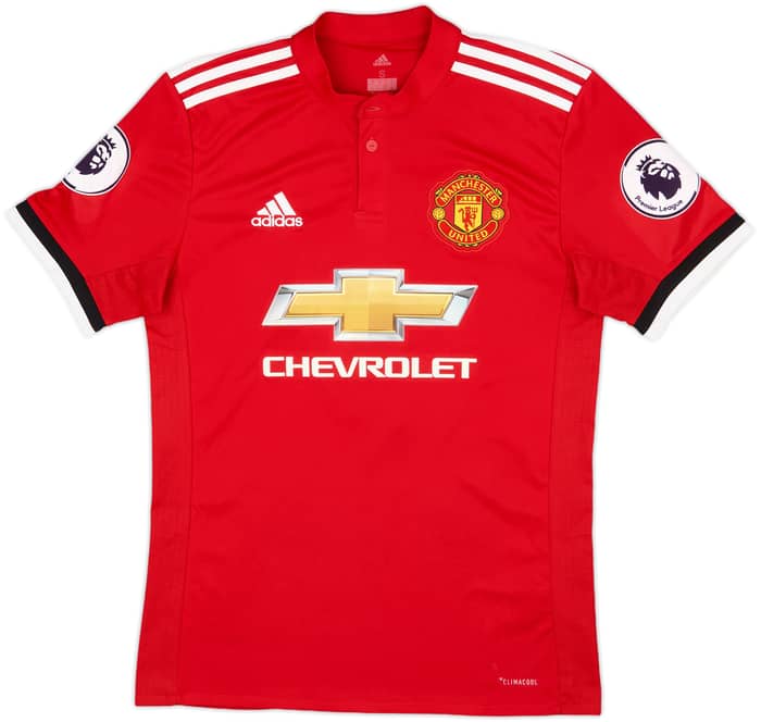 2017-18 Manchester United Home Shirt Lukaku #9 - 9/10 - (S)