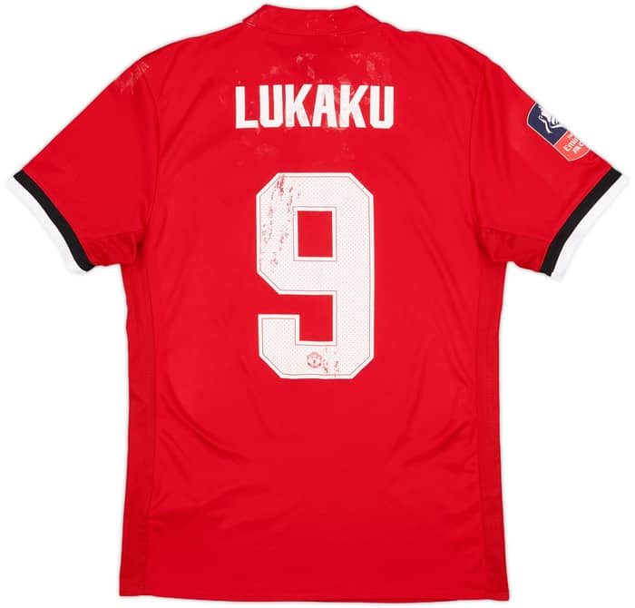 2017-18 Manchester United Home Shirt Lukaku #9 - 5/10 - (S)