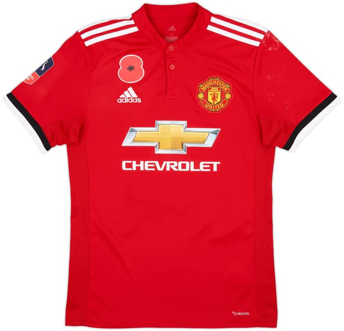2017-18 Manchester United Home Shirt Lukaku #9 - 5/10 - (S)