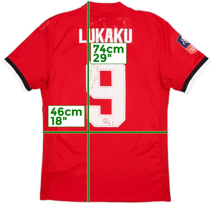 2017-18 Manchester United Home Shirt Lukaku #9 - 5/10 - (S)