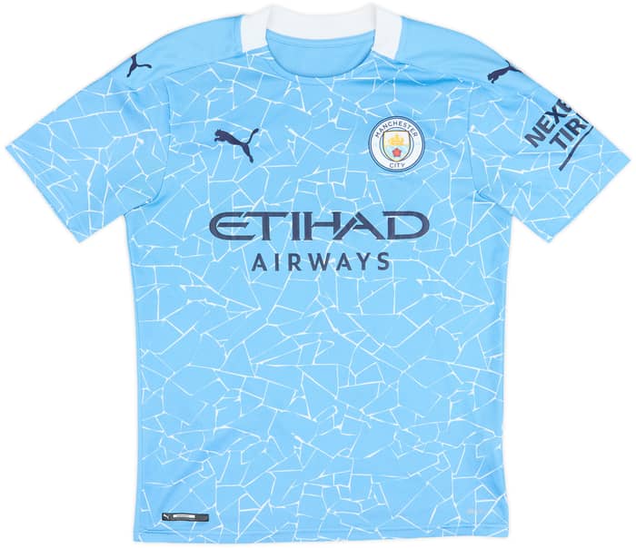 Camiseta de local del Manchester City 2020-21 Kun Aguero #10 - 9/10 - (S)