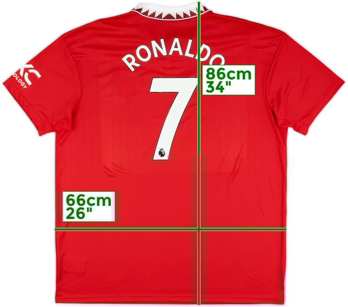 2022-23 Manchester United Home Shirt Ronaldo #7 (XXL)