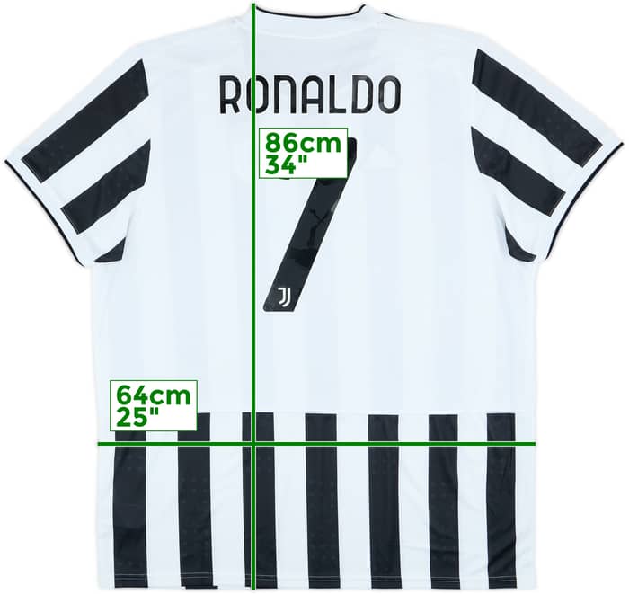 2021-22 Juventus Home Shirt Ronaldo #7 (XXL)
