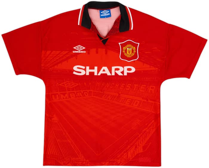 1994-96 Manchester United Home Shirt Ince #8 - 8/10 - (M)
