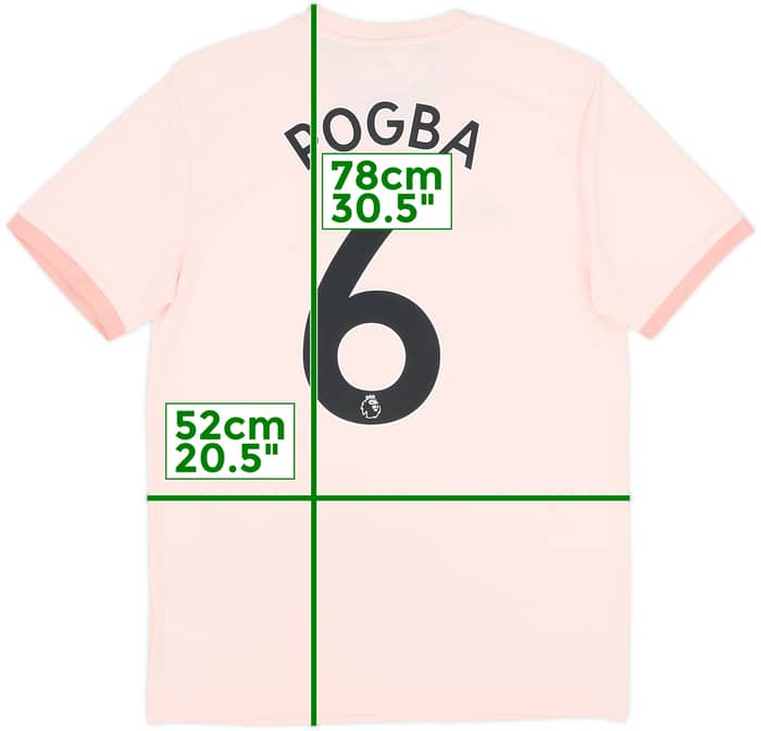 2018-19 Manchester United Away Shirt Pogba #6 (M)