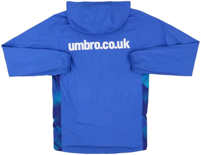 2022-23 Linfield FC Player Issue Umbro Hooded Track Jacket #10 - 9/10 - (S)