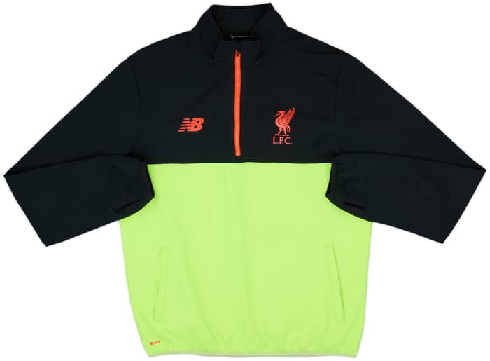 2016-17 Liverpool New Balance 1/4 Zip Drill Top - 6/10 - (L)
