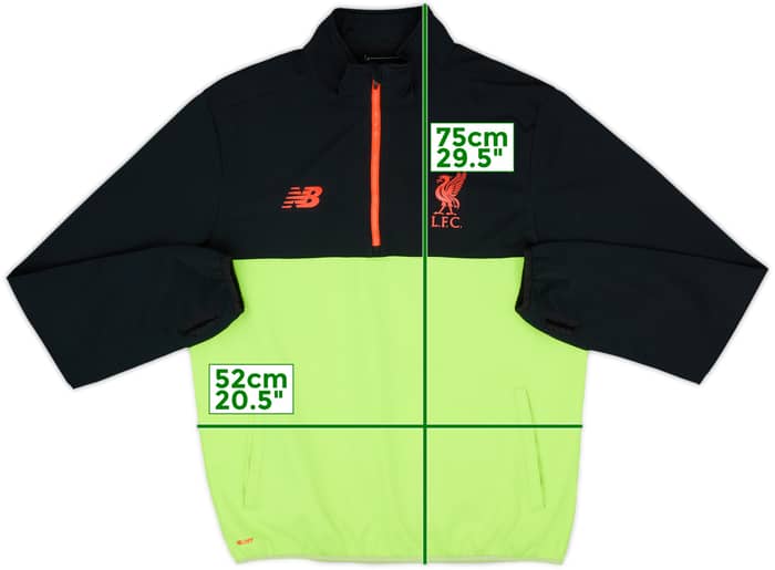 2016-17 Liverpool New Balance 1/4 Zip Drill Top - 6/10 - (L)