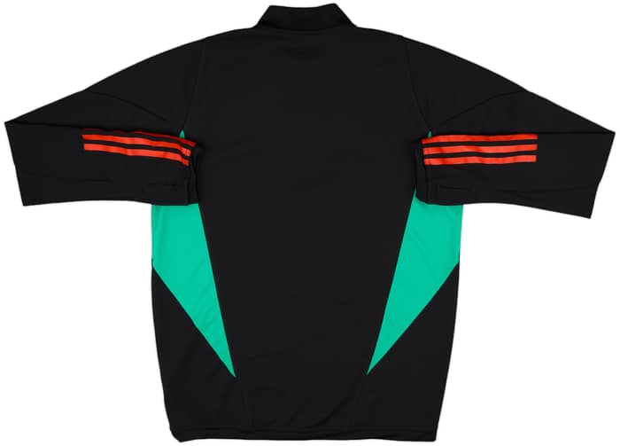 2023-24 Manchester United adidas 1/4 Zip Drill Top - 9/10 - (M)