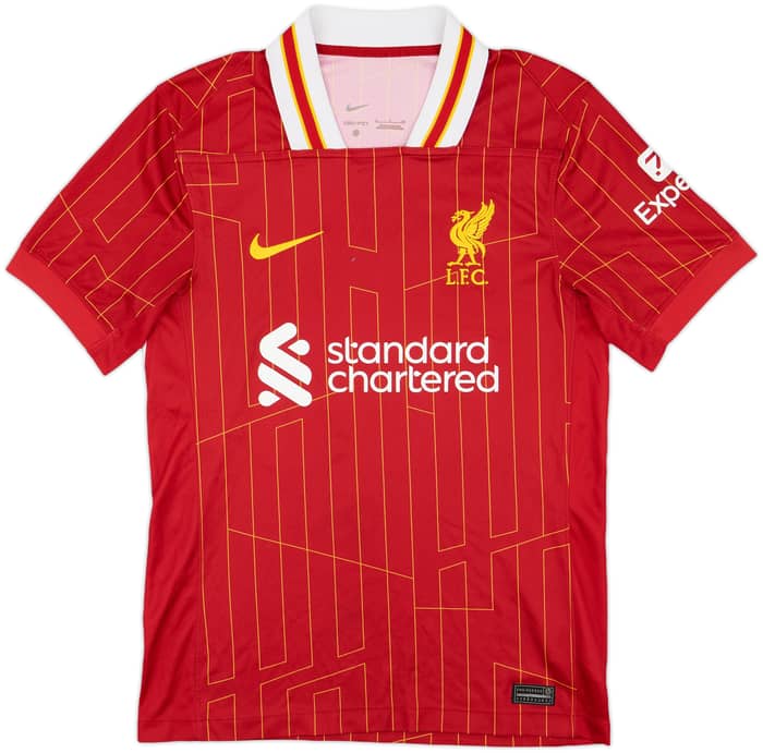 2024-25 Liverpool Home Shirt M.Salah #11 - 7/10 - (S)