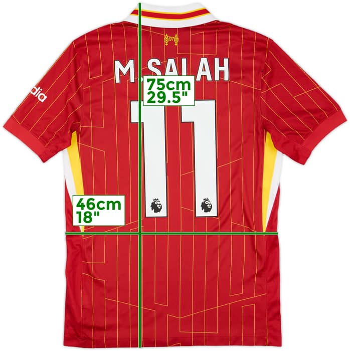 2024-25 Liverpool Home Shirt M.Salah #11 - 7/10 - (S)