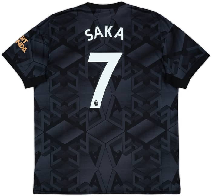 2022-23 Arsenal Away Shirt Saka #7 - 10/10 - (XL)