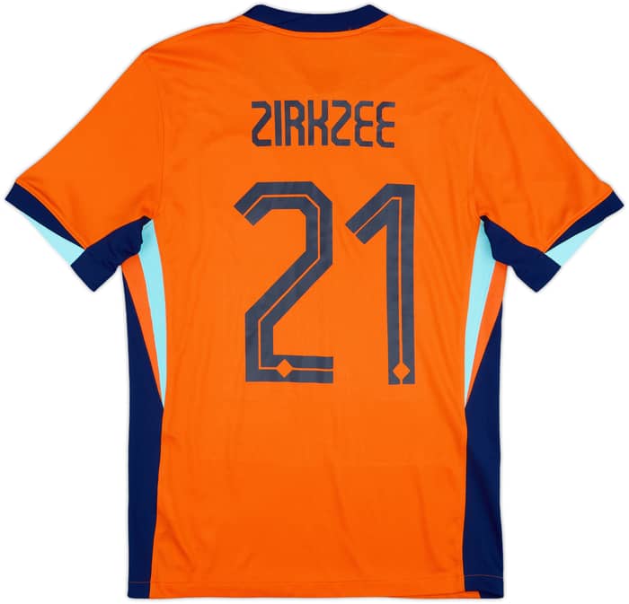 2024 Netherlands Home Shirt Zirkzee #21 - 10/10 - (S)