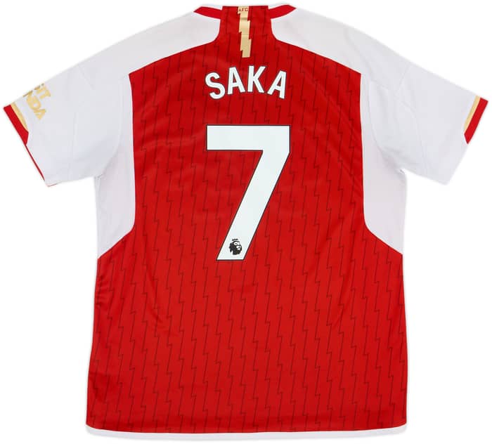 2023-24 Arsenal Home Shirt Saka #7 - 6/10 - (XL)
