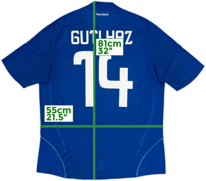 2008-09 Real Madrid Away Shirt Guti. Haz #14 - 7/10 - (L)