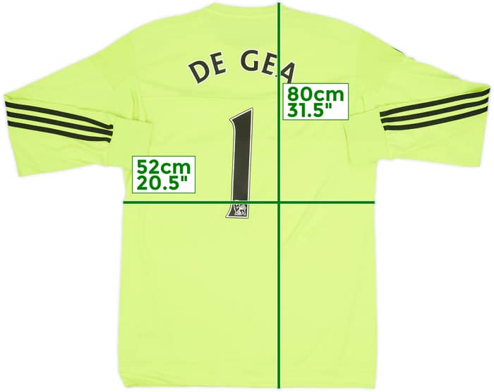 2015-16 Manchester United GK Shirt De Gea #1 - 6/10 - (L)