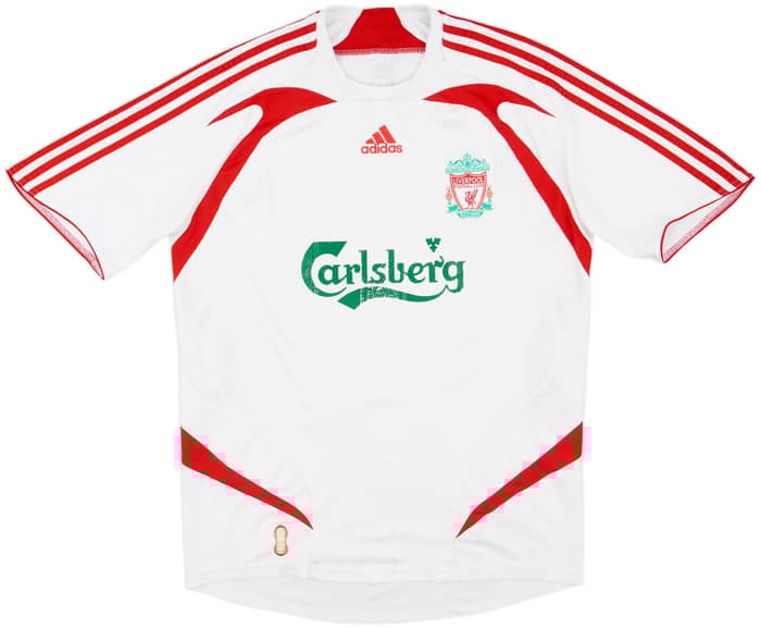 2007-08 Liverpool Away Shirt Gerrard #8 - 5/10 - (M)