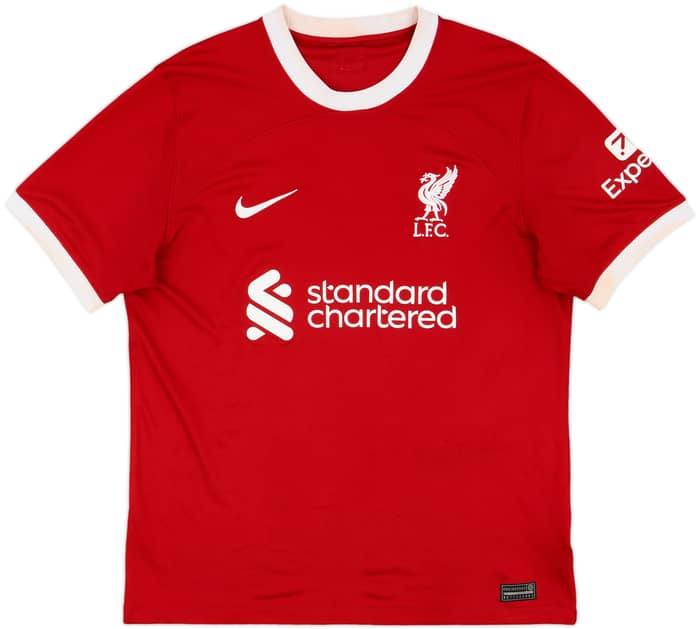 2023-24 Liverpool Home Shirt Virgil #4 - 5/10 - (M)
