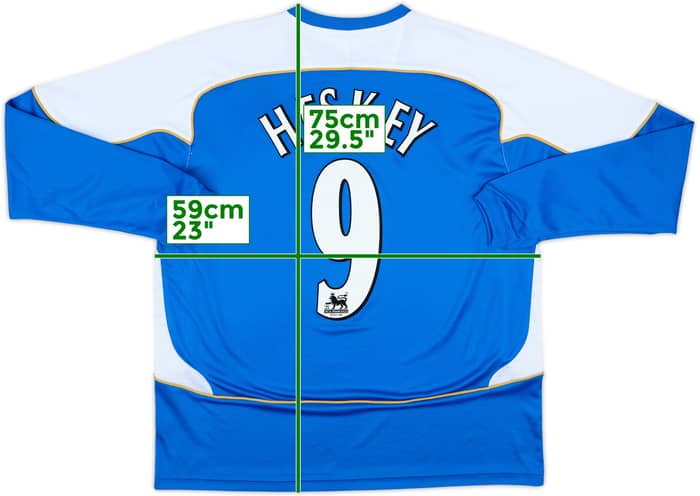 2006-07 Wigan Home L/S Shirt Heskey #9 - 10/10 - (XL)