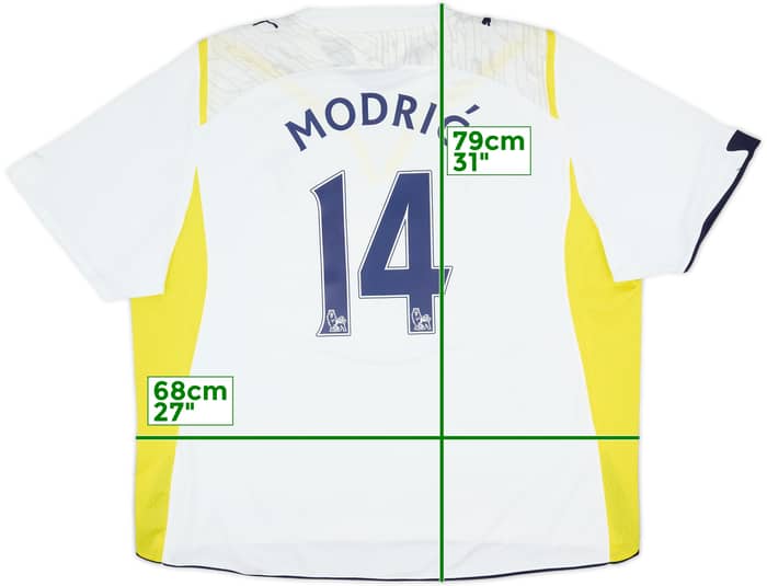 2009-10 Tottenham Home Shirt Modric #14 - 6/10 - (3XL)