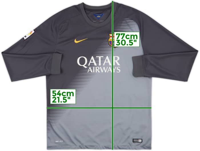 2014-15 Barcelona GK Shirt - 7/10 - (L)