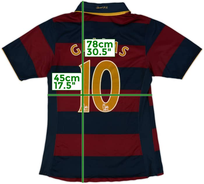 2007-08 Arsenal Player Issue Third Shirt Gallas #10 - 7/10 - (M)