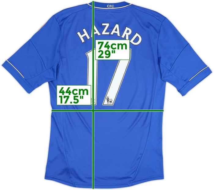2012-13 Chelsea Home Shirt Hazard #17 - 10/10 - (S)