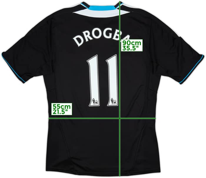 2011-12 Chelsea Away Shirt Drogba #11 - 5/10 - (L)