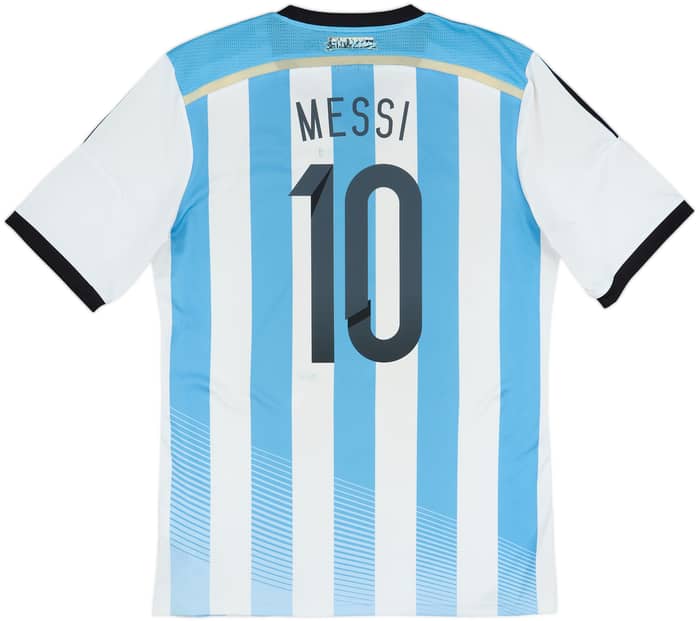 2013-15 Argentina Home Shirt Messi #10 - 5/10 - (L)
