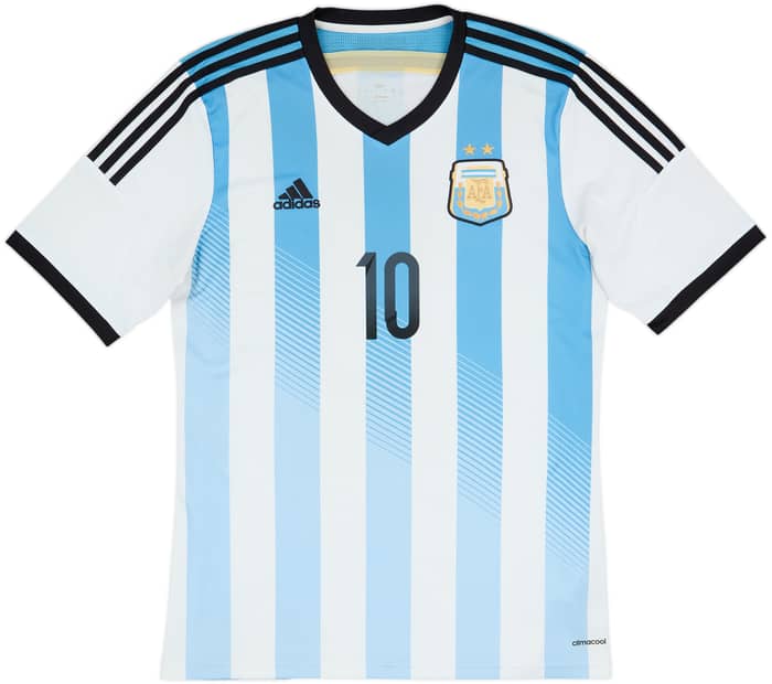 2013-15 Argentina Home Shirt Messi #10 - 5/10 - (L)