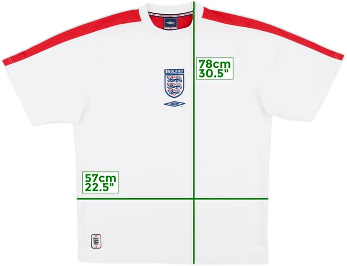 2003-04 England Umbro Training Shirt - 8/10 - (XL)